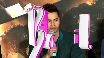 Varun Dhawan, David Dhawan, Ahmed Khan launch Jee Karda song from Badlapur   Part 4