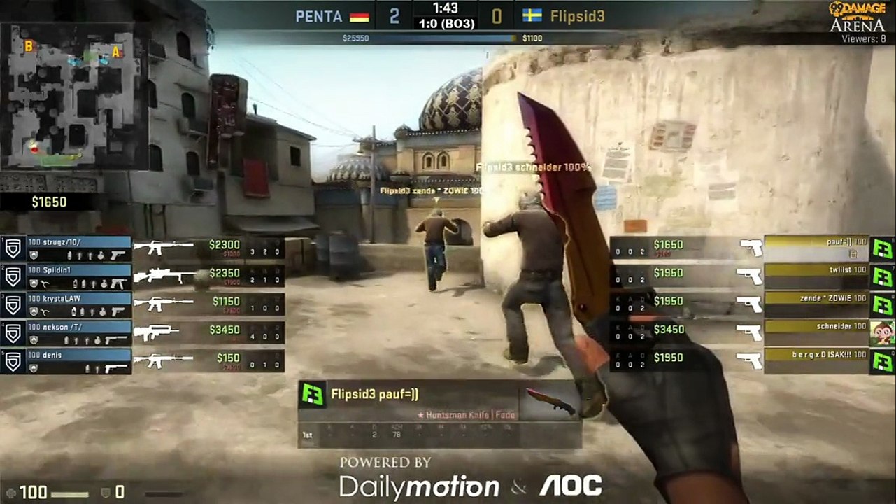 99Damage Arena #4 - Flipsid3 vs. PENTA (de_dust2) Map 2