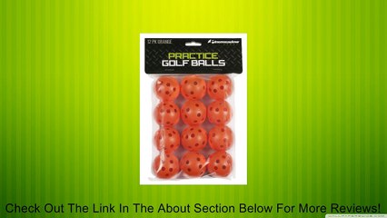 Pinemeadow Sport Practice Golf Balls (Orange, Pack of 12) Review