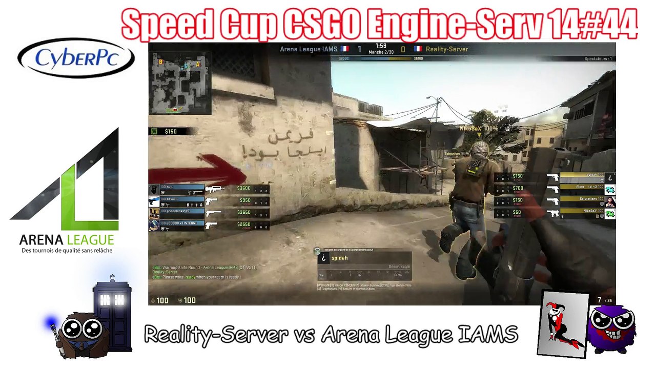 [30 décembre] Speedcup CSGO Engine serv #44 - Reality-Server vs I AM SUPER