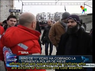 Syrians fight terrorists as harsh winter worsens
