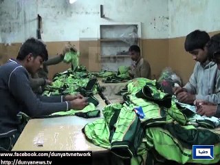 Pakistan team's official kit prepared for World Cup 2015 (Raw Footage)