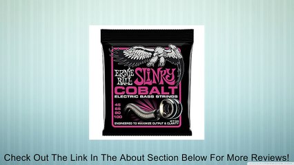 Ernie Ball 2734 Super Slinky Cobalt Bass Guitar Strings Set Review