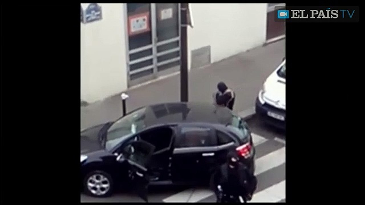 Charlie Hebdo : nouvelle vidéo de la fuite des frères Kouachi après l'attentat