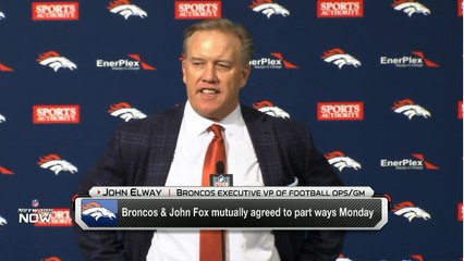 John Elway says he'd like to thank 'John Elway' instead of 'John Fox'