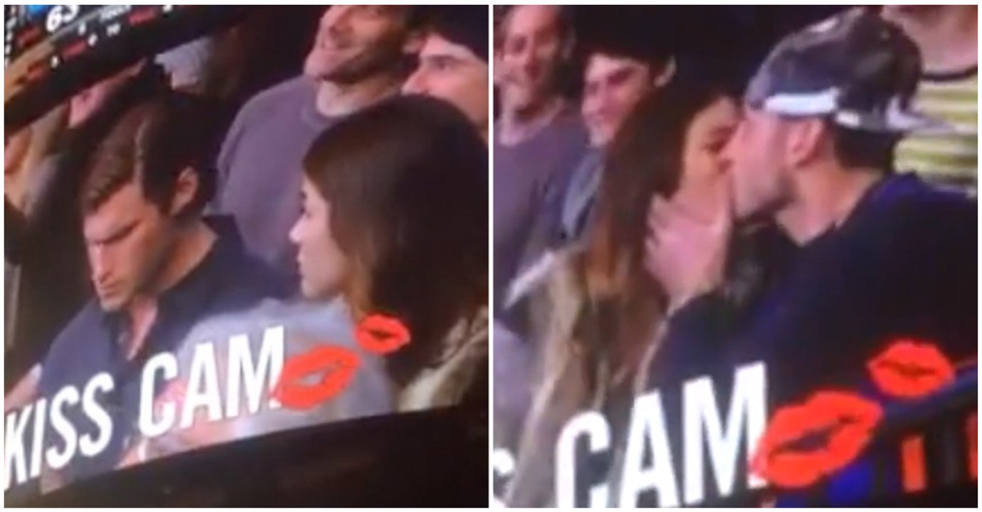 Woman Kisses Man Next to Her on Kiss Cam After Date Snubs Her