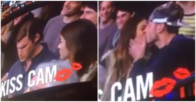 Woman Kisses Man Next to Her on Kiss Cam After Date Snubs Her
