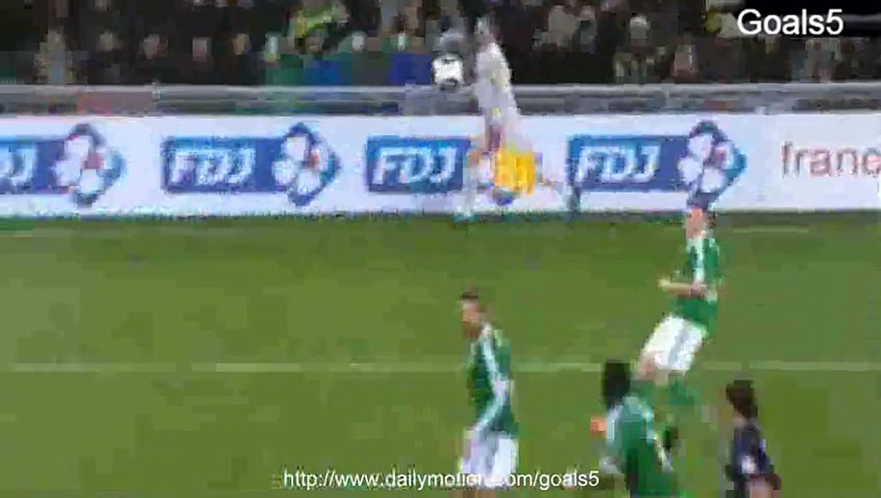 Zlatan Ibrahimovic Goal St Etienne 0 - 1 PSG Coupe de la Ligue 13-1-2015