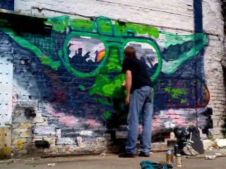 A TOUCH OF PAINT funky yoda