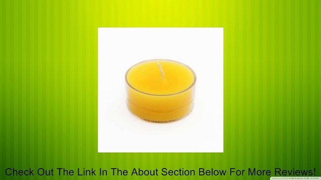 Zest Candle 50-Piece Tealight Candles, Yellow Citronella Review