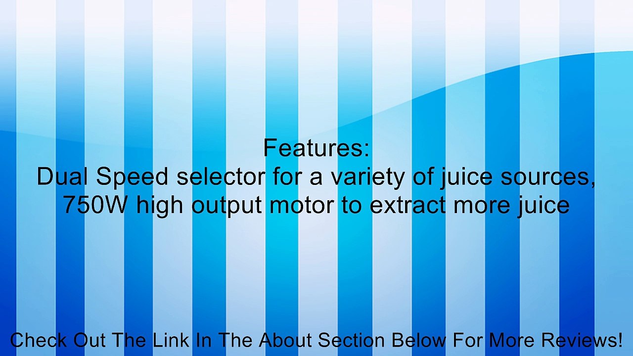 Heaven Fresh HF 3022 NaturoPure Stainless Steel Powerful Deluxe Electric Juicer Review