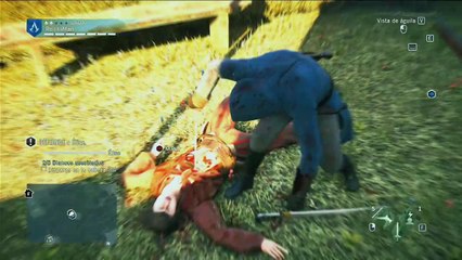 Assassins Creed Unity, gameplay parte 18, Escapando del Laberinto con Elise