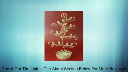 Cream Earring Jewellery Holder/Stand/Tree/Display Review