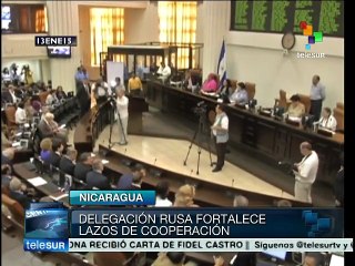 Delegación de Rusia fortalece lazos de cooperación con Nicaragua