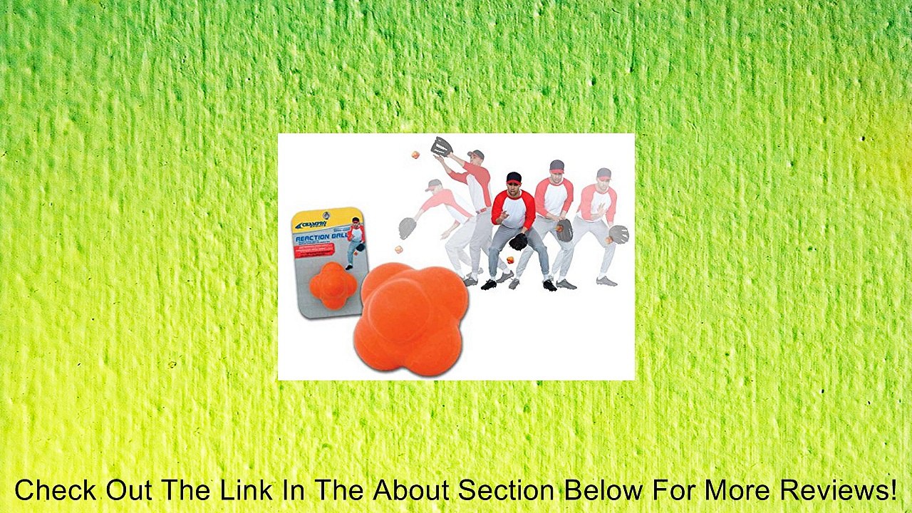 CHAMPRO SPORTS Reaction Ball. Increase Agility and Hand Eye Coordination. Baseball/Softball. CBBRB Review