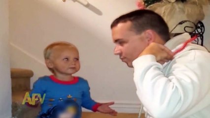 This Little Just Can't Believe His Dad's Magic Trick