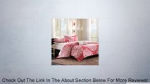 Folklore Raspberry Big Print Comforter Set Size: Twin/Twin Extra Long Review