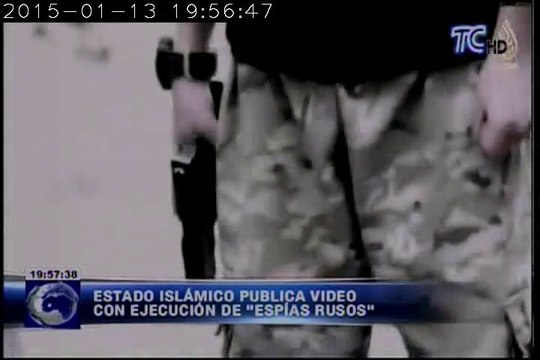 Estado islámico publica video con ejecución de espías rusos