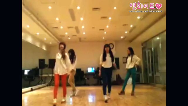 130227 N*WHITE 앤화이트 - Me Against the Music Dance Practice (Britney Spears / Madonna)
