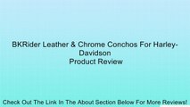 BKRider Leather & Chrome Conchos For Harley-Davidson Review