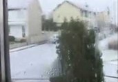 Irishman Can't Contain Excitement After First Snowfall of 2015