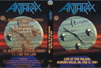 Anthrax - Live at The Palace, Auburn Hills (1991) (HD)