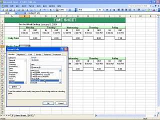 Ms Excel 2003 Training- Time (Part 53)