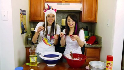 HOW TO MAKE A RAINBOW CAKE - NERDY NUMMIES