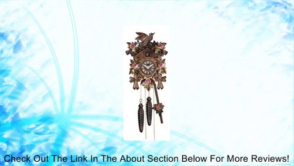 Engstler Quartz Musical Five Leaf One Bird Painted Roses Cuckoo Clock 9" Review
