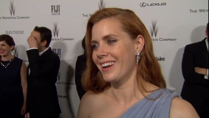 Amy Adams Is The Big Hit At Weinstein Company Golden Globes Party