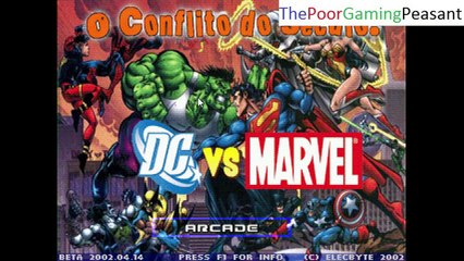 Spider-Man VS Supergirl In A DC VS Marvel MUGEN Edition Match / Battle / Fight