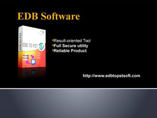 EDB to PST