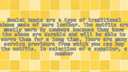 Points To Note When Buying Boulet Boots