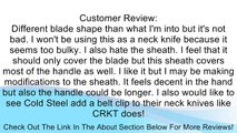 Cold Steel Knives Mini Tac Beaver Tail Fixed Blade Knife Review
