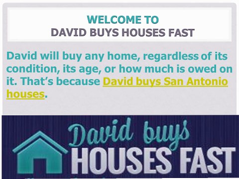 We Buy Houses San Antonio