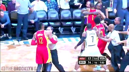 Bagarre en NBA : Dwight Howard VS Kevin Garnett pendant le match Nets - Rockets