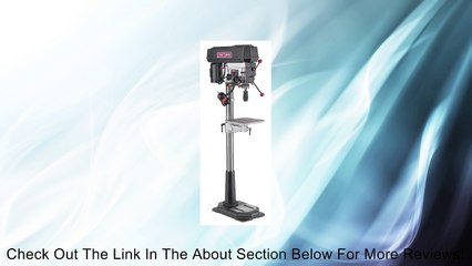 Craftsman 9-22900 1/2 Horsepower 15-Inch Drill Press Review