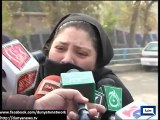 Dunya News-Grieved Parents of Peshawar Attack Victim criticizes Imran khan on his arrival at APS