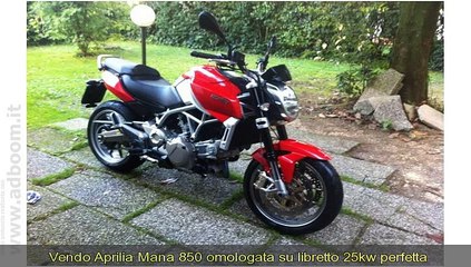 VENEZIA,    APRILIA  MANA TIPO VEICOLO NAKED CC 850