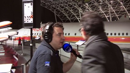 Visite de l'airbus A300 à Aéroscopia