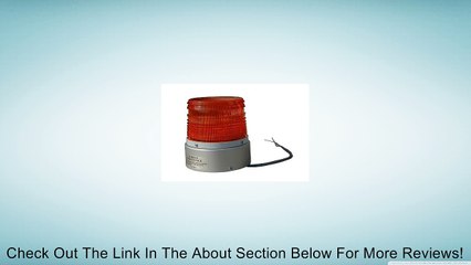 110 Volt Strobe Light - Permanent Mount - 88 Flashes p/ Minute (-Amber) Review