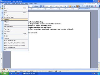 Ms Word 2003 Training- Versions (Part 6)