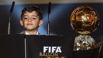 Le fils de Cristiano Ronaldo fan de Messi !