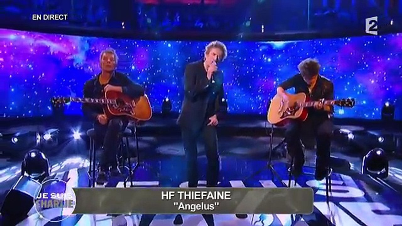 Hubert-Félix Thiéfaine - Angelus - live - Je suis Charlie (France2) - 12 Janvier 2015 (acoustic)