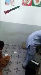 Father Came In The Room Suddenly When Son Enjoy A Dance Party