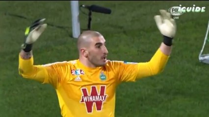 Zlatan Ibrahimovic - but de la poitrine face à Saint Etienne