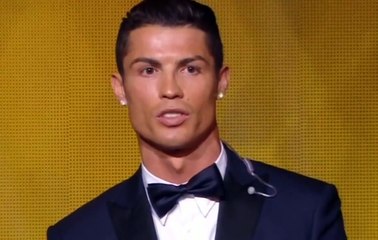 Ballon d'Or - Ronaldo fait un cri de guerre
