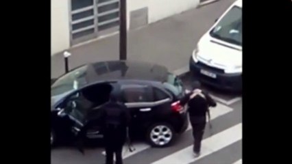 "Charlie Hebdo" : de nouvelles images de la fuite des frères Kouachi