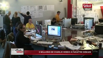 Charlie Hebdo : 3 millions de tirages contre 60 000 habituellement