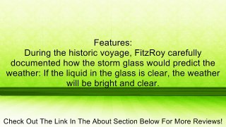 Ambient Weather AW-YG737S-RD Admiral Fitzroy Storm Glass and Galileo Thermometer Review